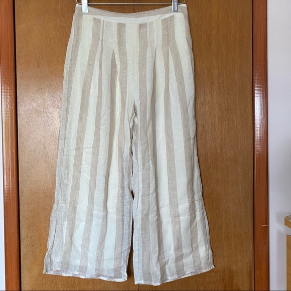 Sienna Sky Linen Culottes - Picture 1 of 5